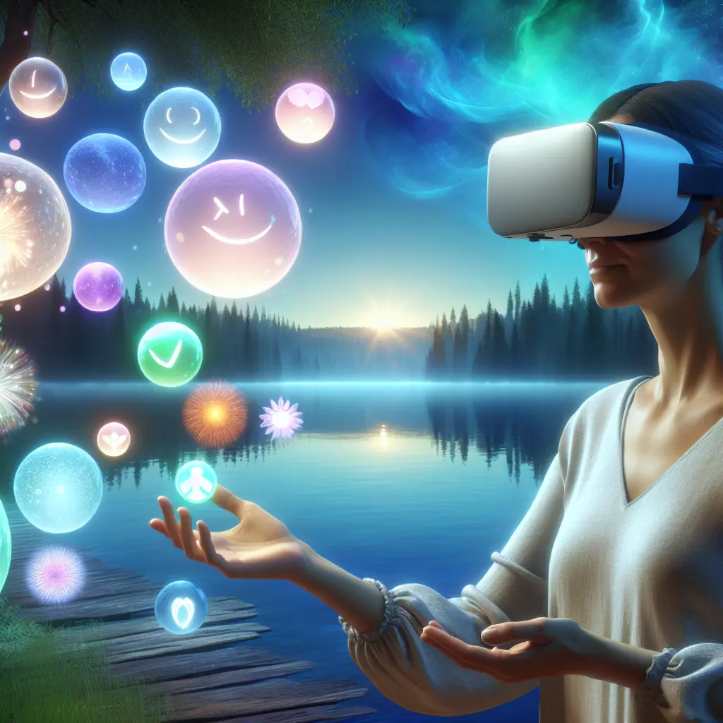 Representation of Virtual Reality Therapy for Promoting Emotional Resilience