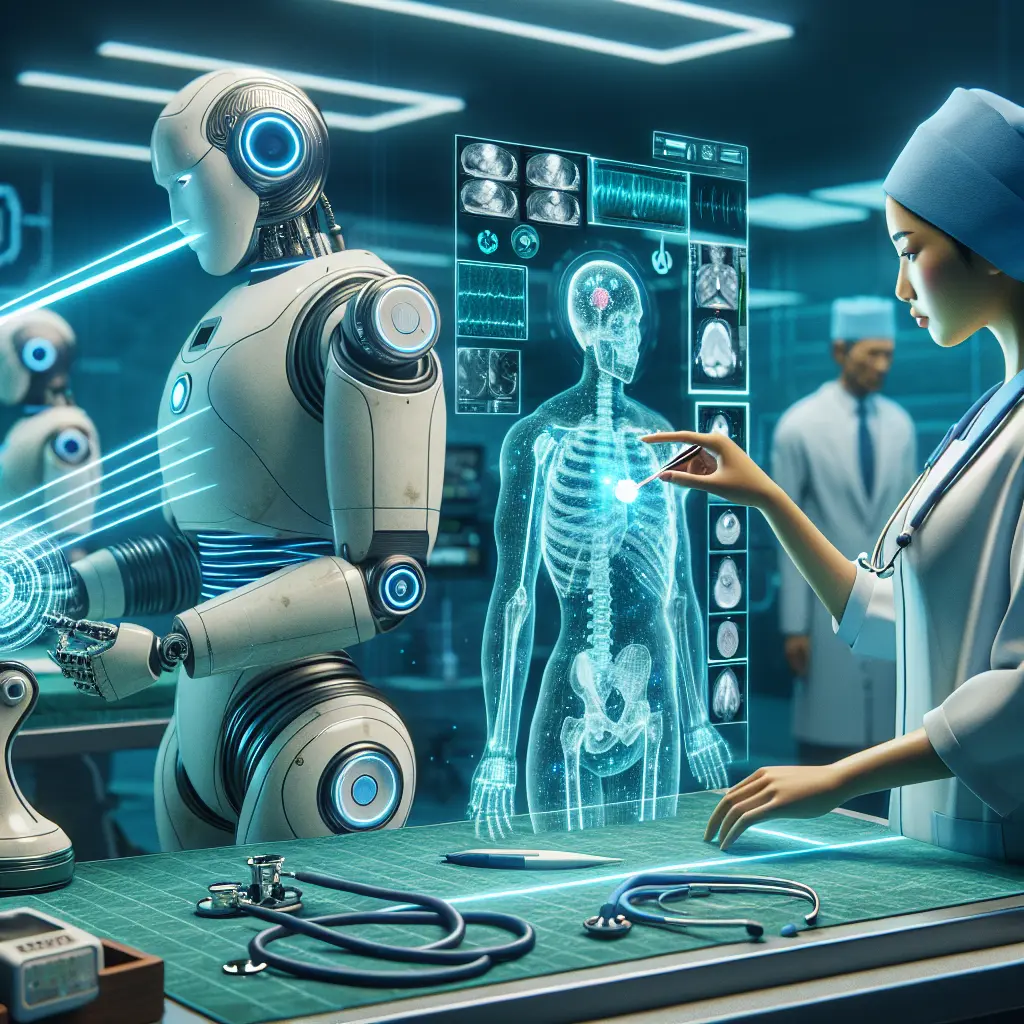 Representation of How Robotics and AI Are Transforming the Future of Health Care